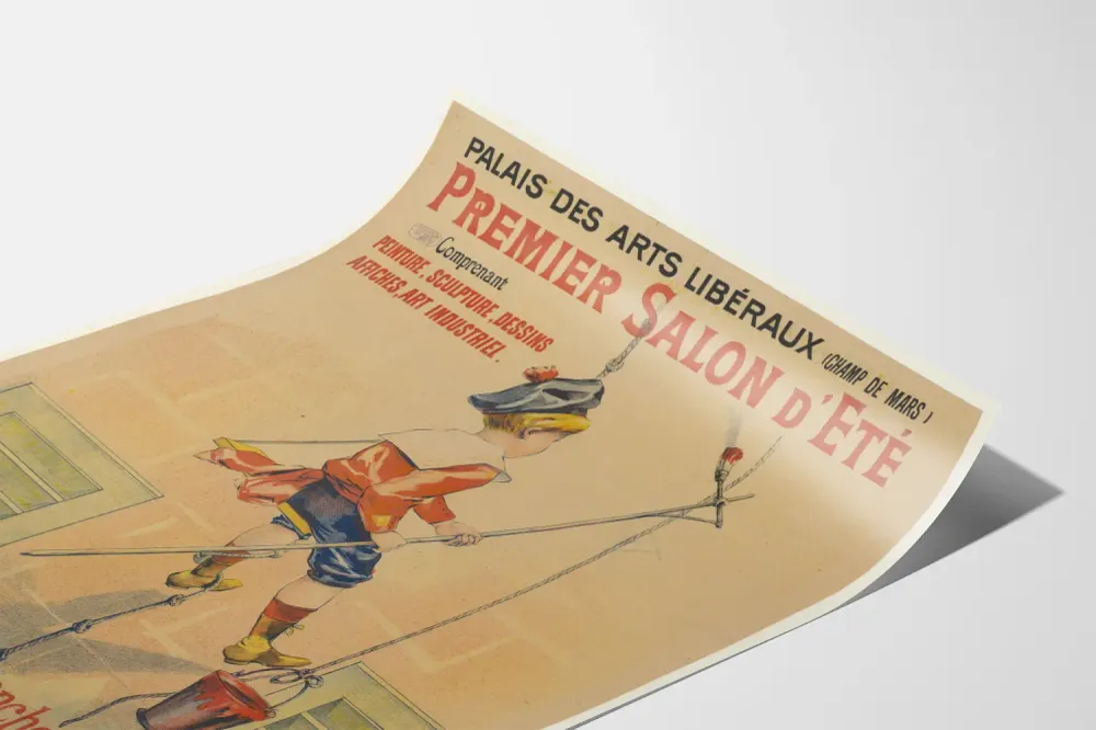 Affiche Vintage Premier Salon d'Été au Palais des Arts Libéraux