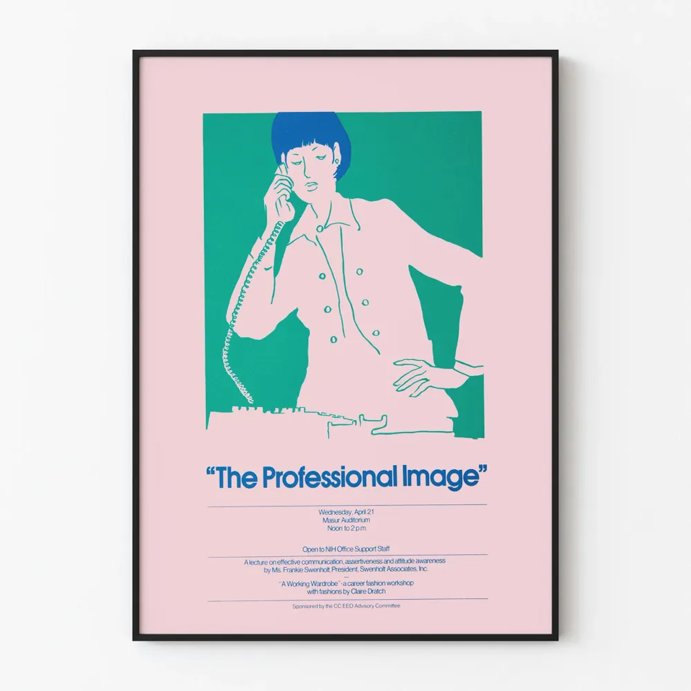 Affiche vintage Professional Image pour décoration murale moderne