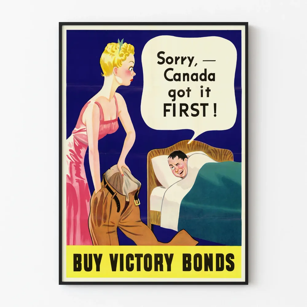 Affiche Vintage Promotionnelle Achetez des Obligations de Victoire