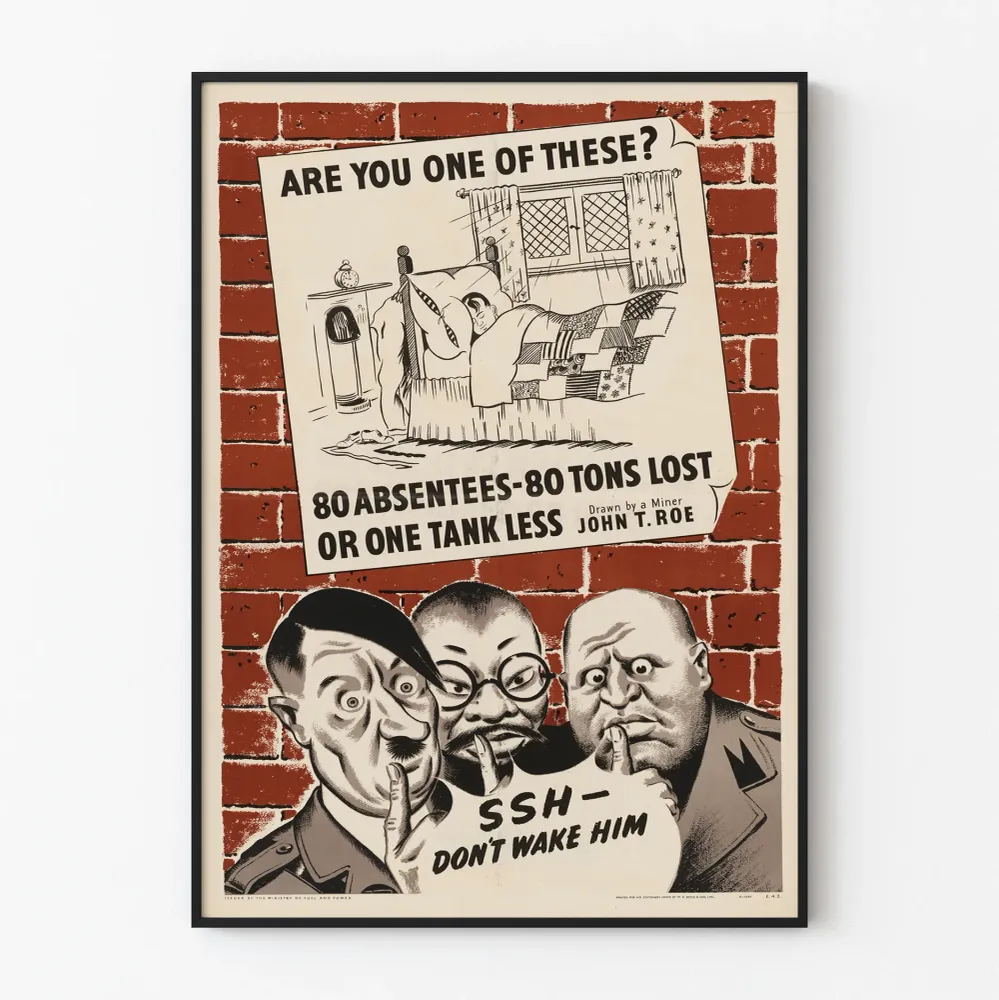 Affiche vintage de propagande ‘Are You One These?’