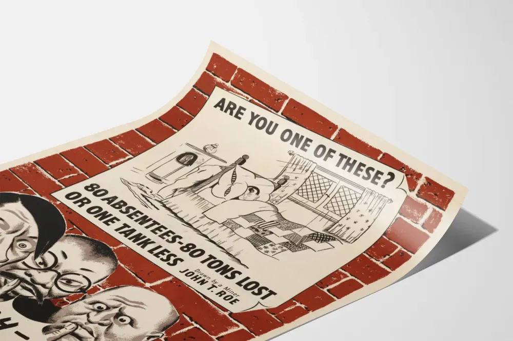 Affiche vintage de propagande ‘Are You One These?’