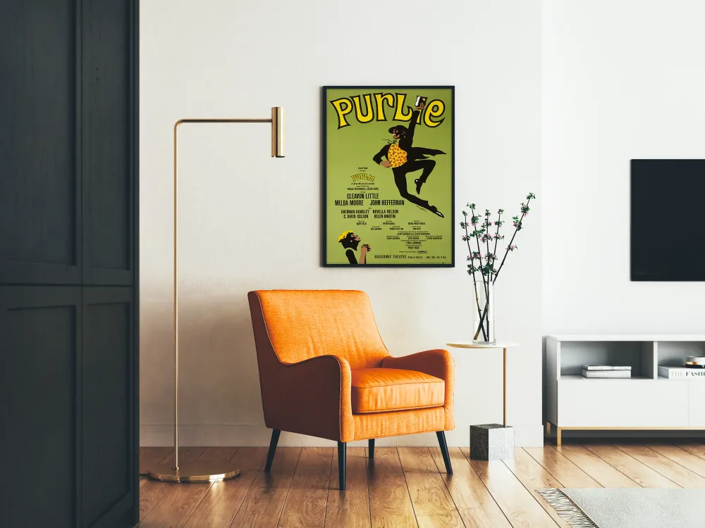 Affiche vintage Purlie comédie musicale Broadway