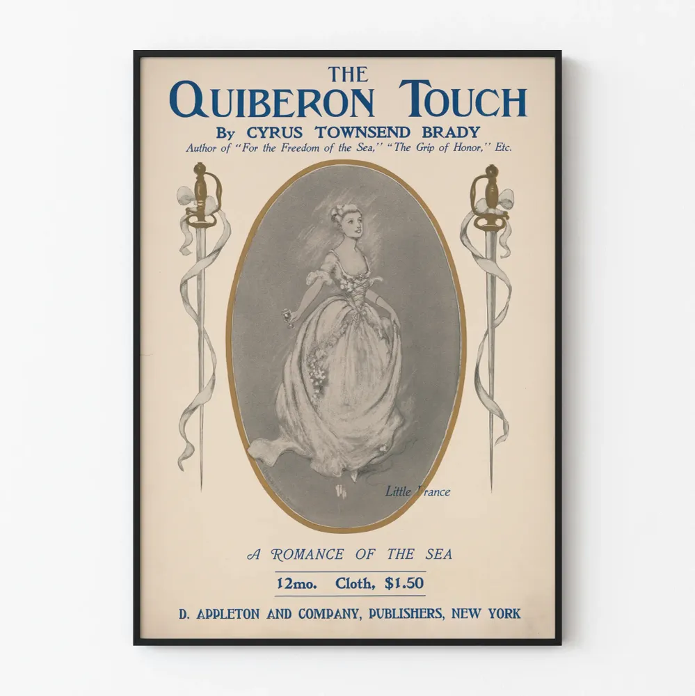 Affiche vintage Quiberon Touch par Cyrus Townsend Brady