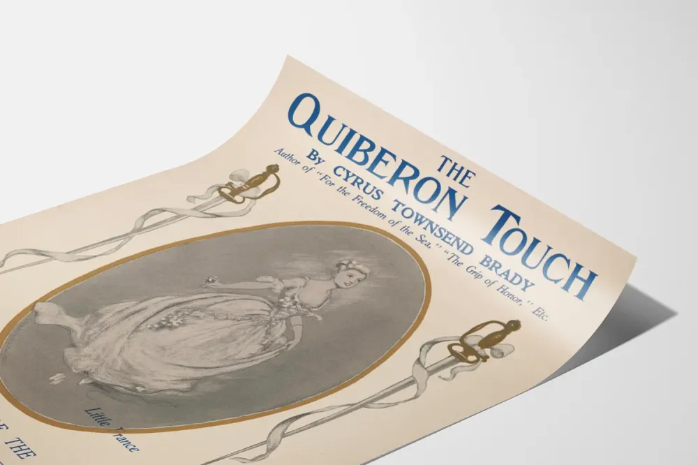 Affiche vintage Quiberon Touch par Cyrus Townsend Brady