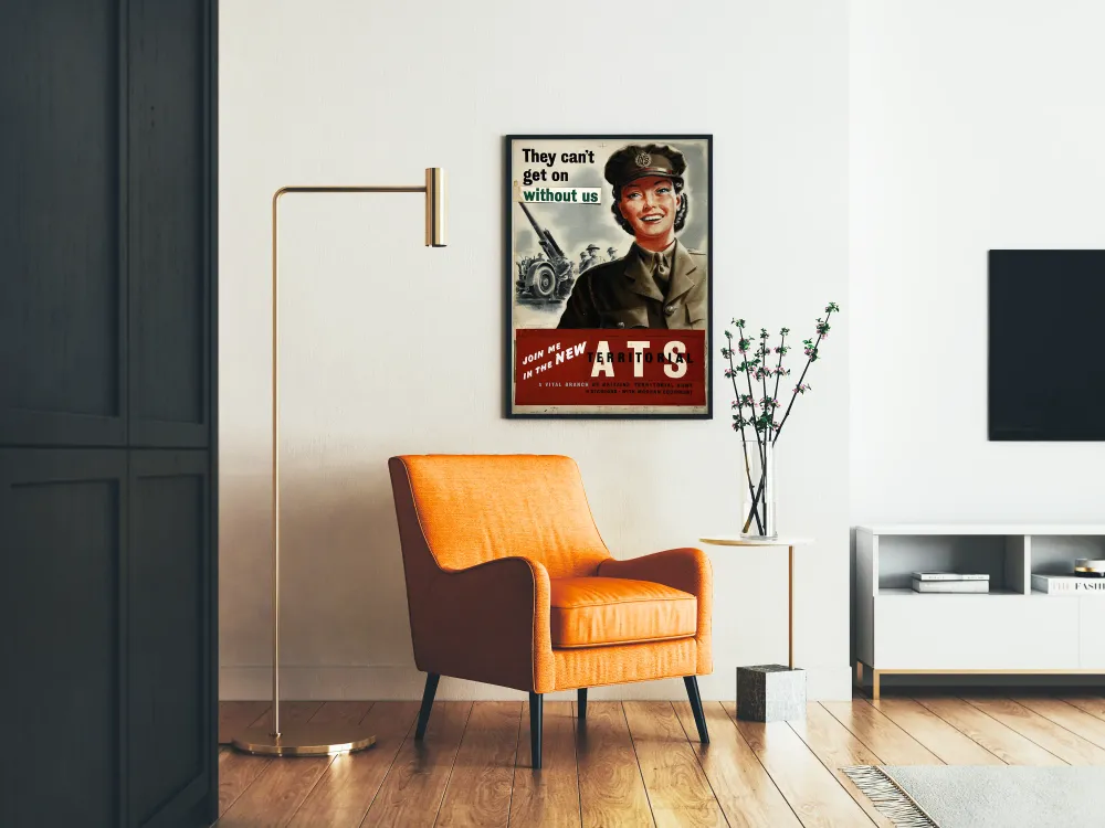 Affiche Vintage Recrutement ATS Armée Britannique