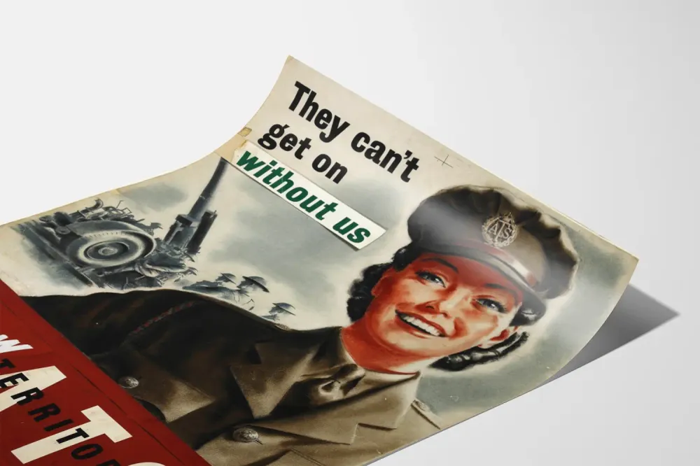 Affiche Vintage Recrutement ATS Armée Britannique