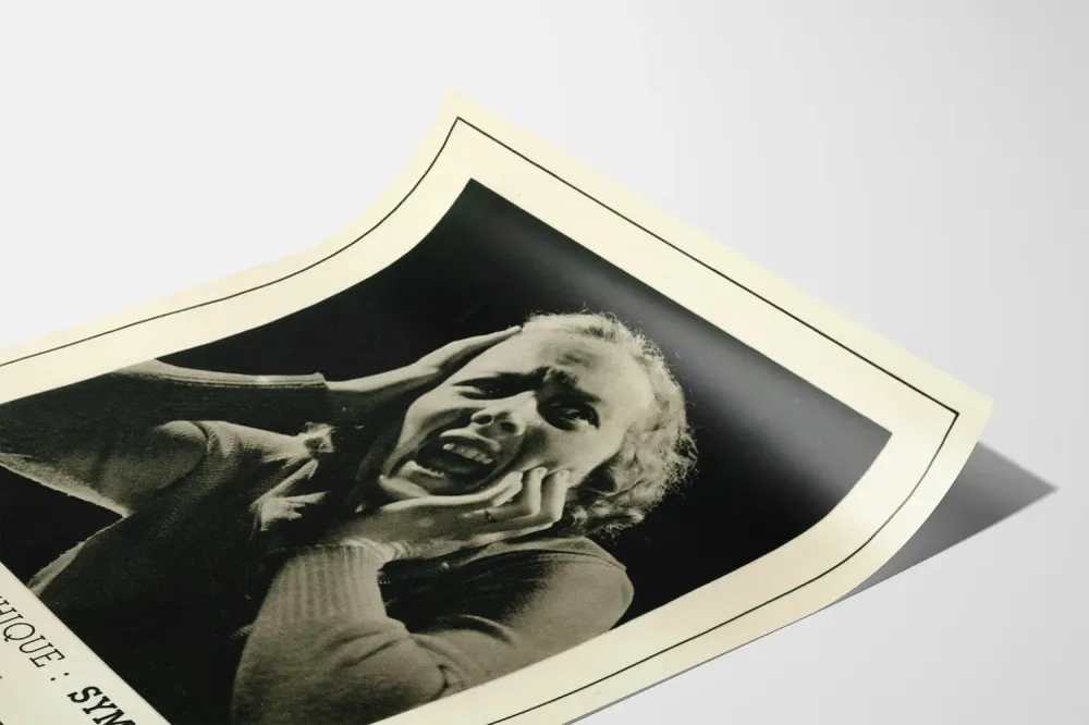 Affiche vintage Érétisme Psychique Sympathyl pour décoration murale