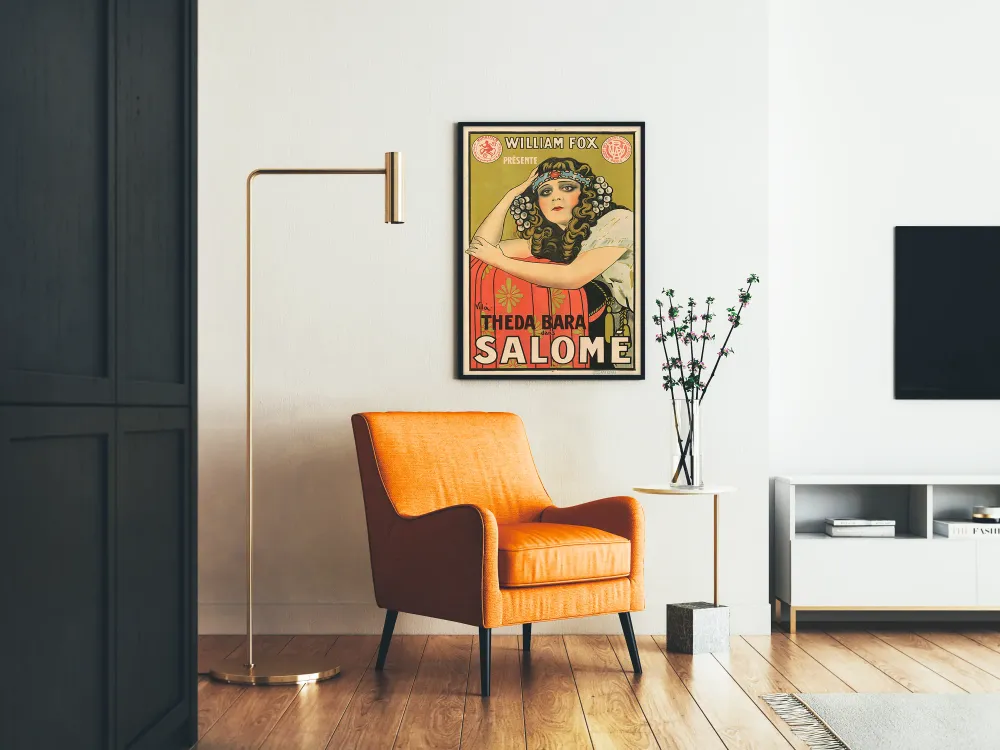 Affiche vintage Salomé avec Theda Bara