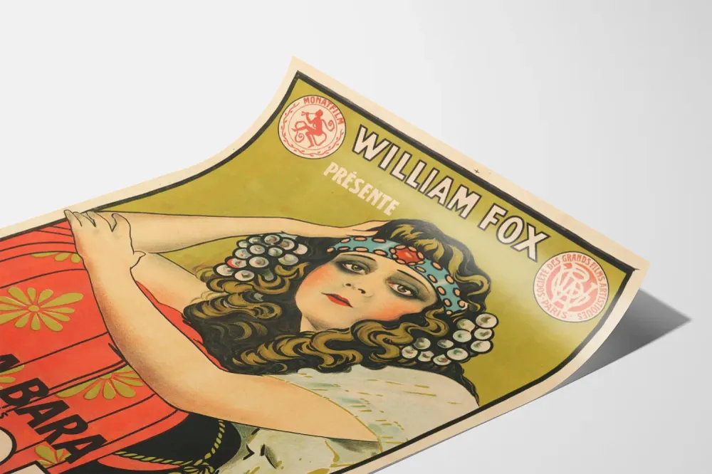 Affiche vintage Salomé avec Theda Bara