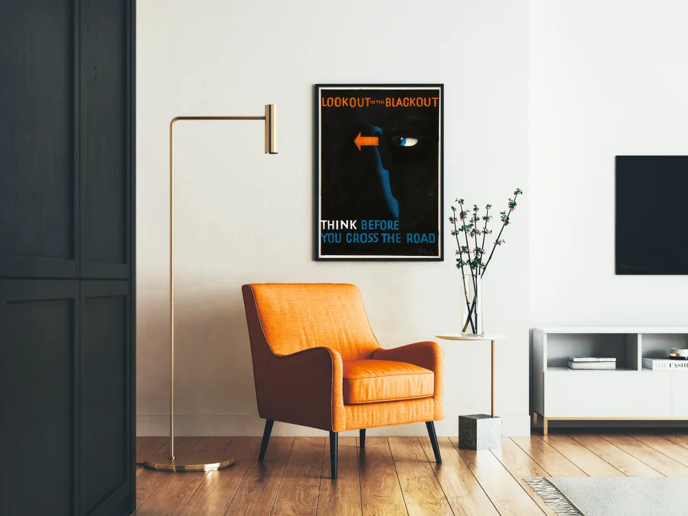 Affiche Vintage Sécurité Routière Blackout