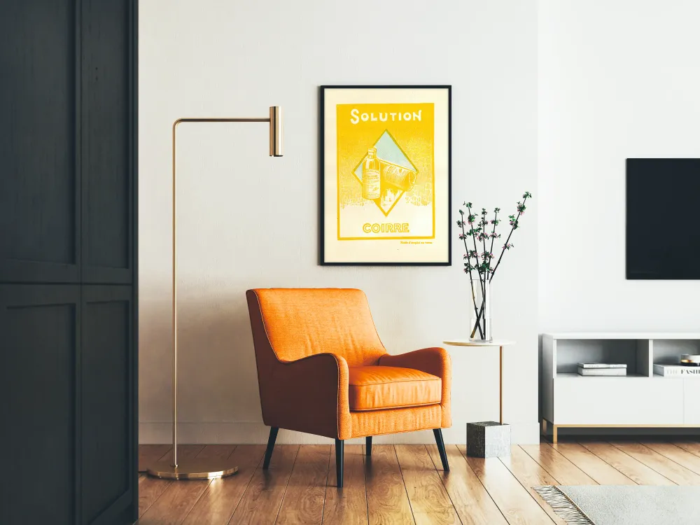 Affiche vintage solution Coirre pour décoration murale rétro