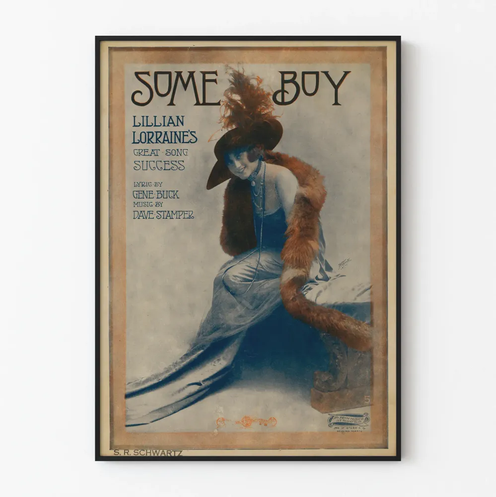 Affiche vintage Some Boy - Décoration murale rétro élégante