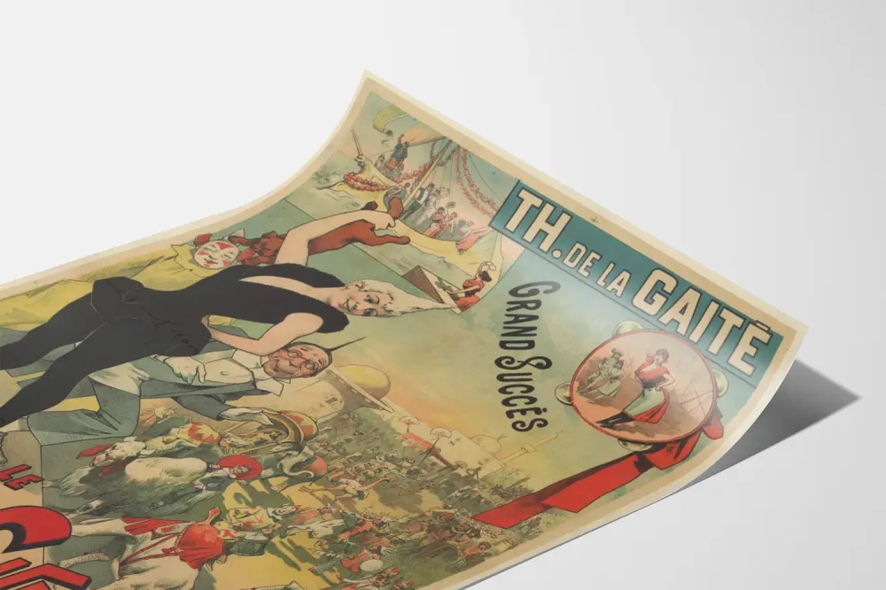 Affiche vintage Théâtre de la Gaîté - Le Voyage de Suzette