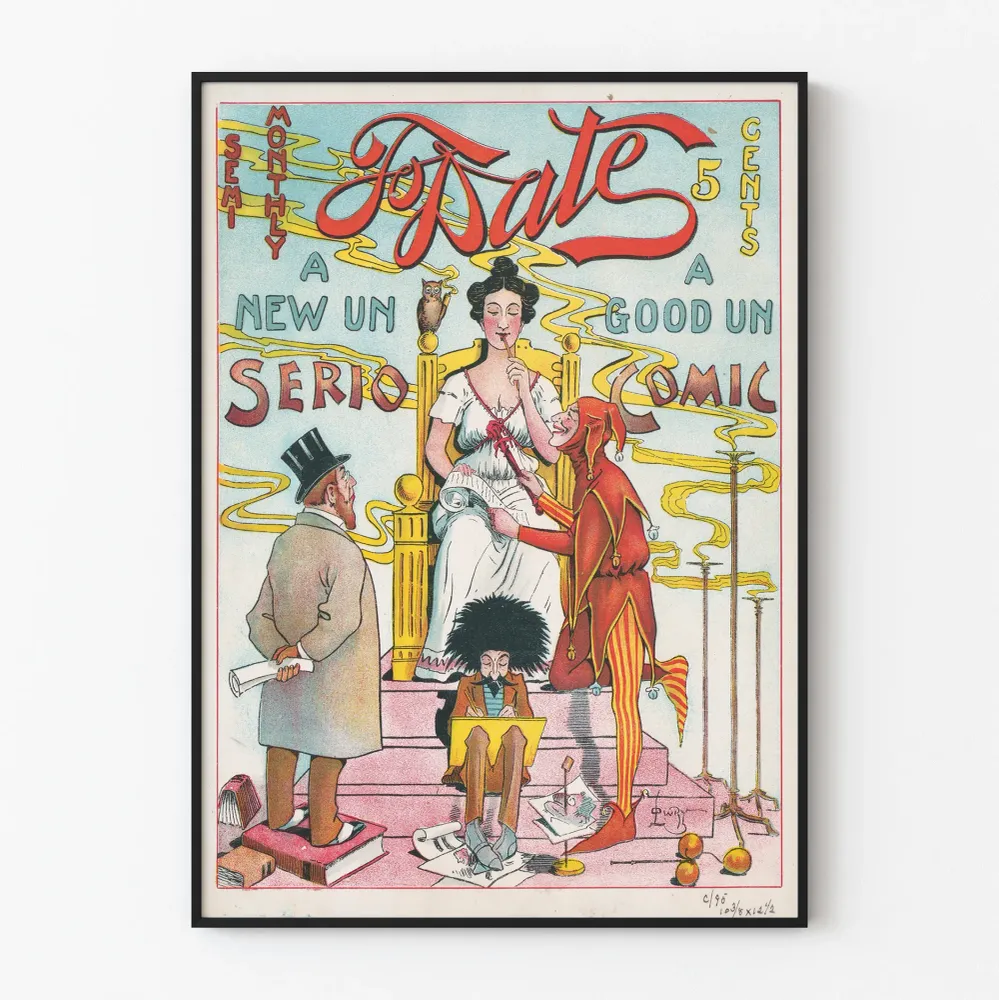 Affiche Vintage To-Date Comic Sérieuse et Humoristique