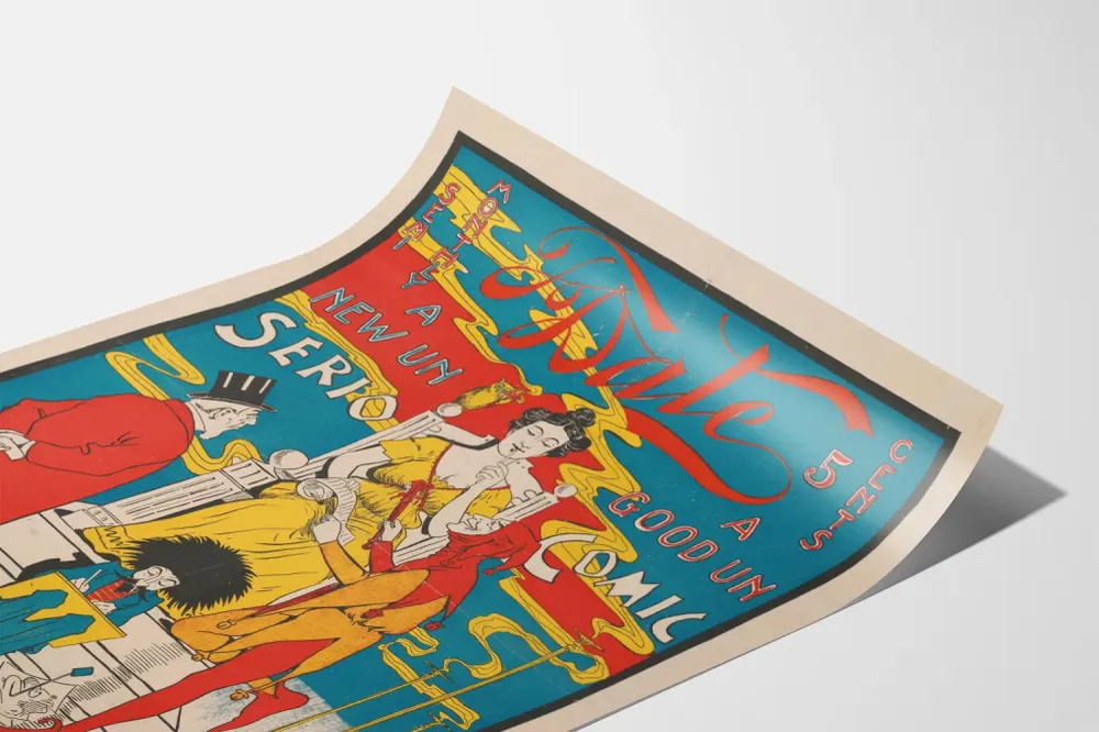 Affiche Vintage To-Date Sérieuse et Comique