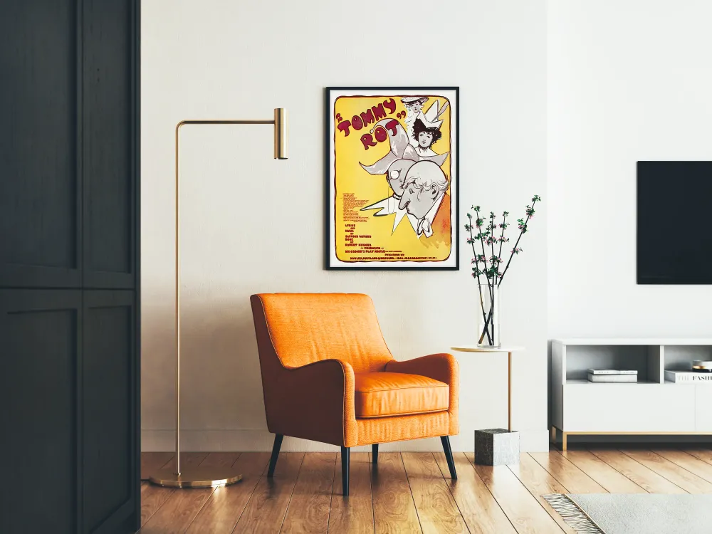 Affiche vintage 'Tommy Rot' style art déco
