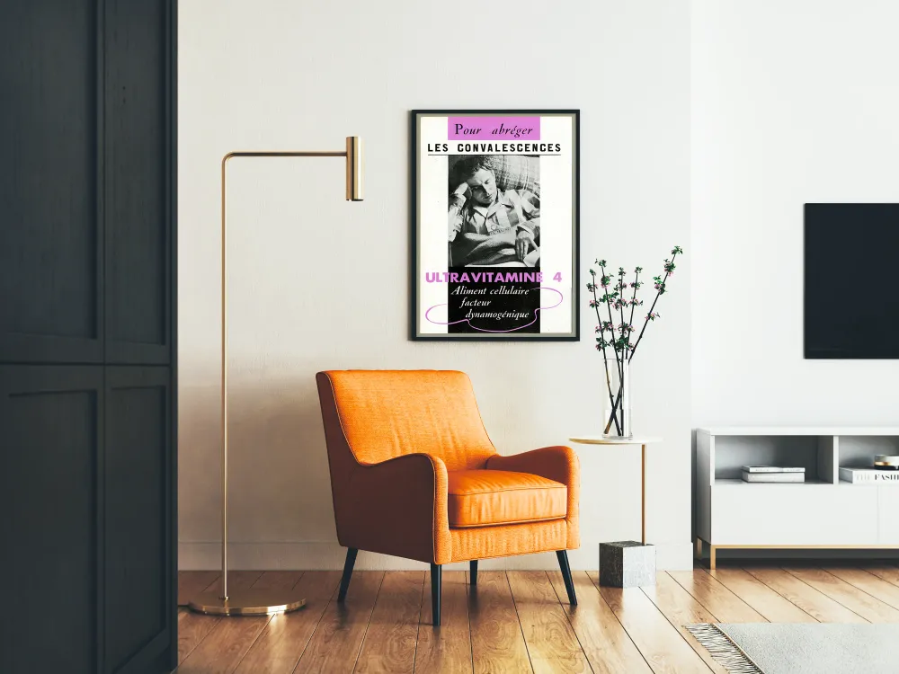 Affiche vintage Ultraviamine 4 pour convalescence