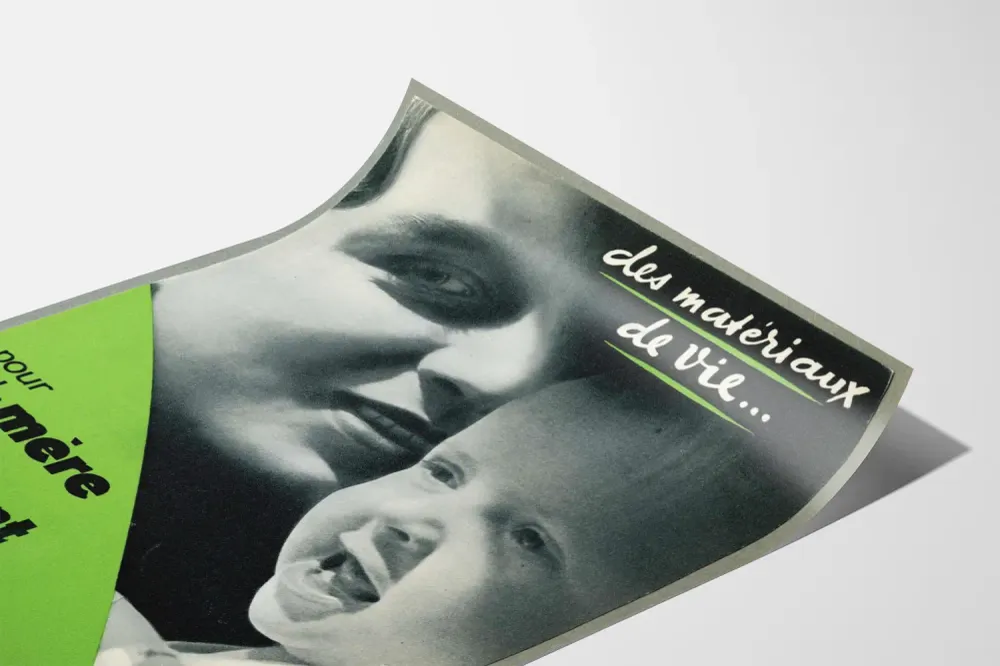 Affiche vintage Ultravitamine 4 pour mère et enfant