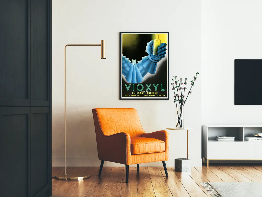 Affiche Vintage Vioxyl - Puissant Tonique Contre la Maladie