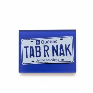 Aimant acrylique ''Plaque auto TAB R NAK'' LG