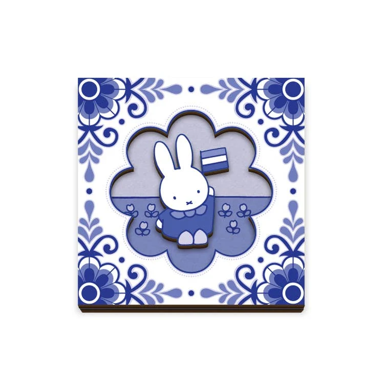 Aimant en bois Miffy Holland