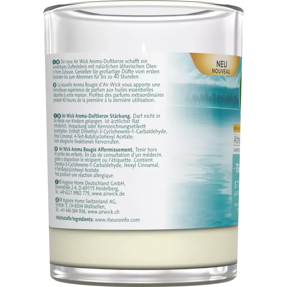 AirWick Bougie parfumée en verre 'Reinforcement', 1 pièce