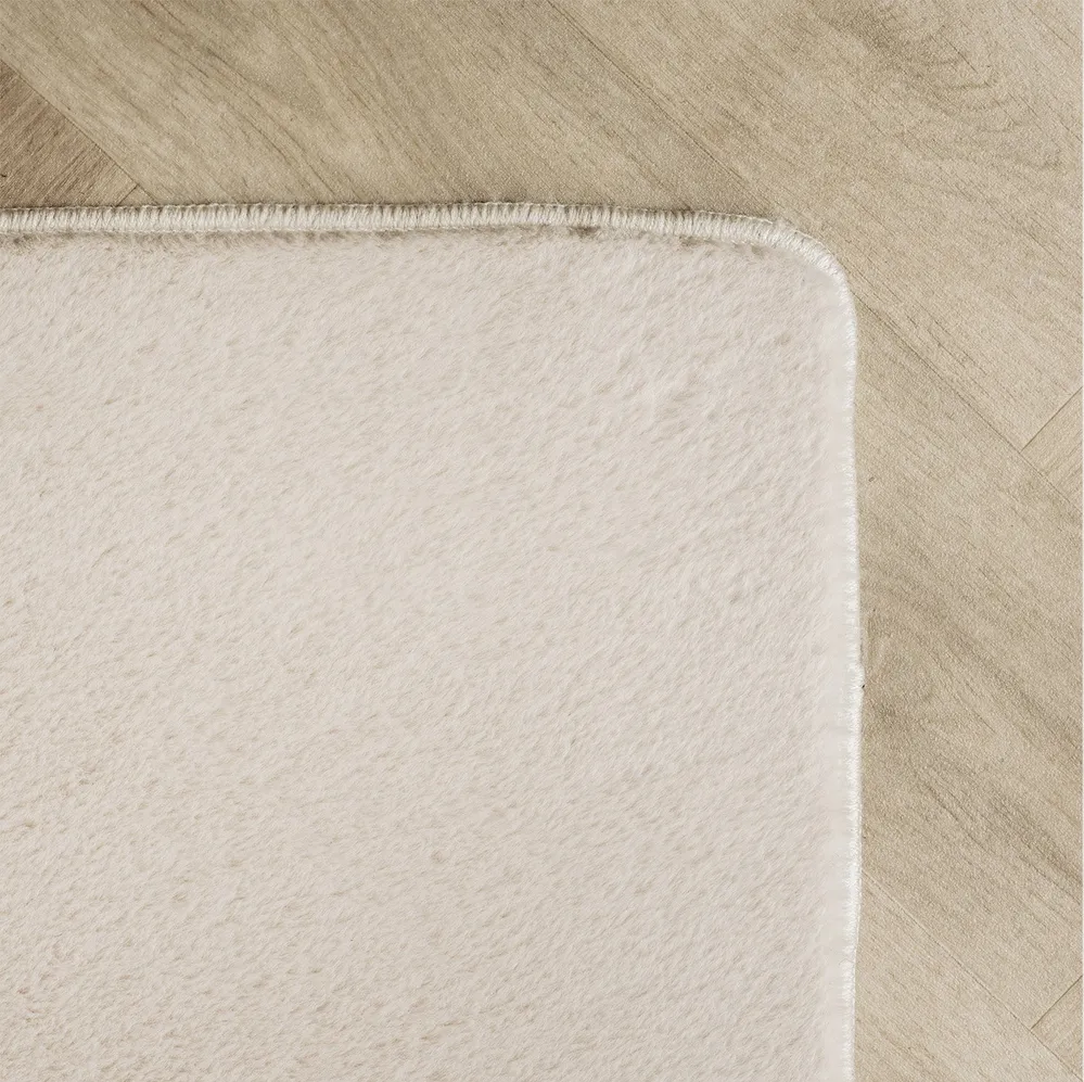 ALBA - Tapis Crème à Poils Courts Doux - ALB1400CRE