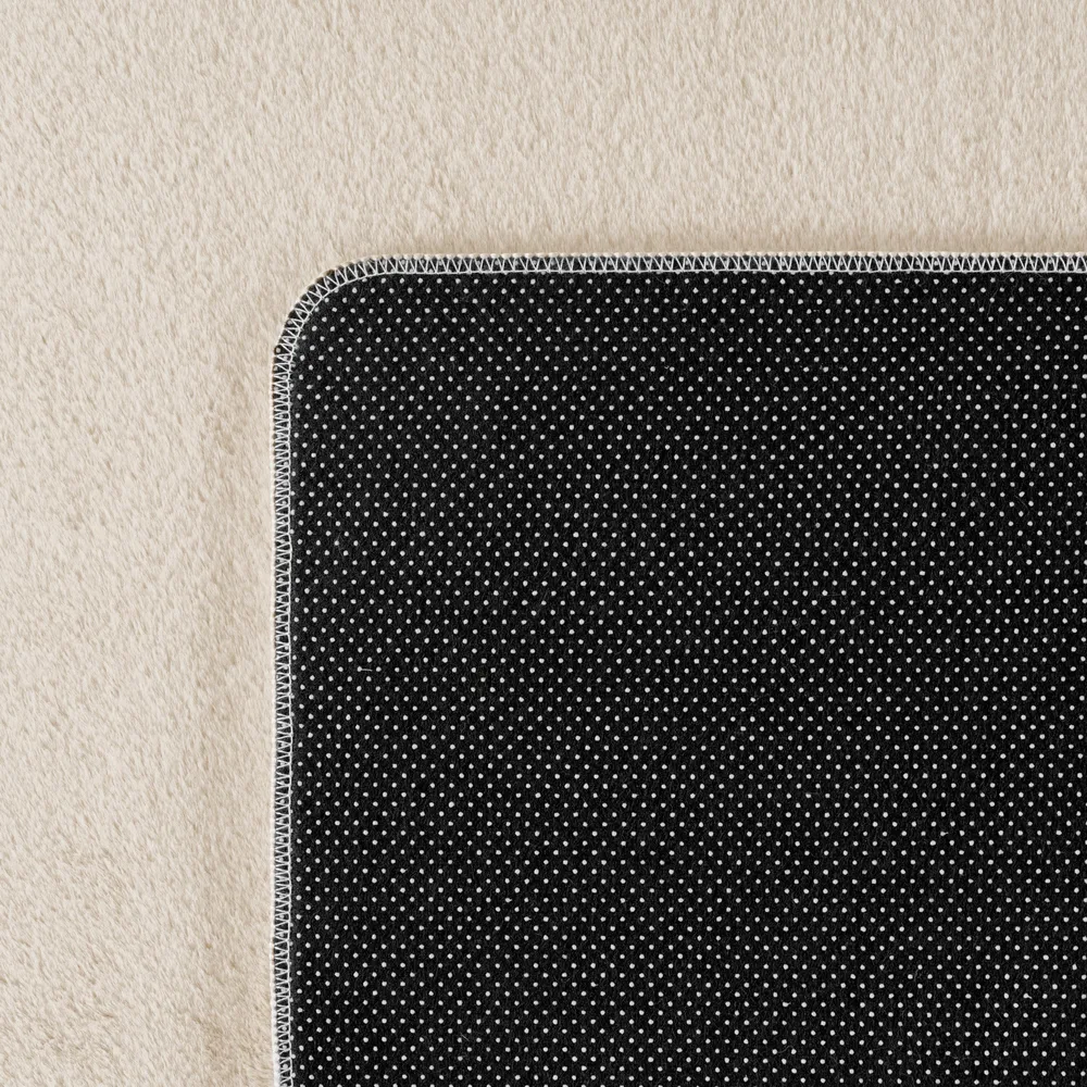 ALBA - Tapis Crème à Poils Courts Doux - ALB1400CRE