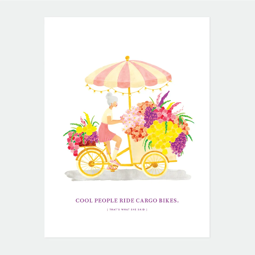 Cargo Bikes - Affiche All the ways to say