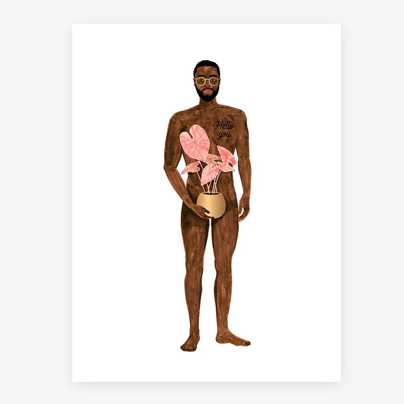 Naked boy plant - Affiche All the ways to say
