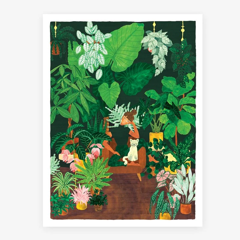 Plant Addict Lady - Affiche All the ways to say