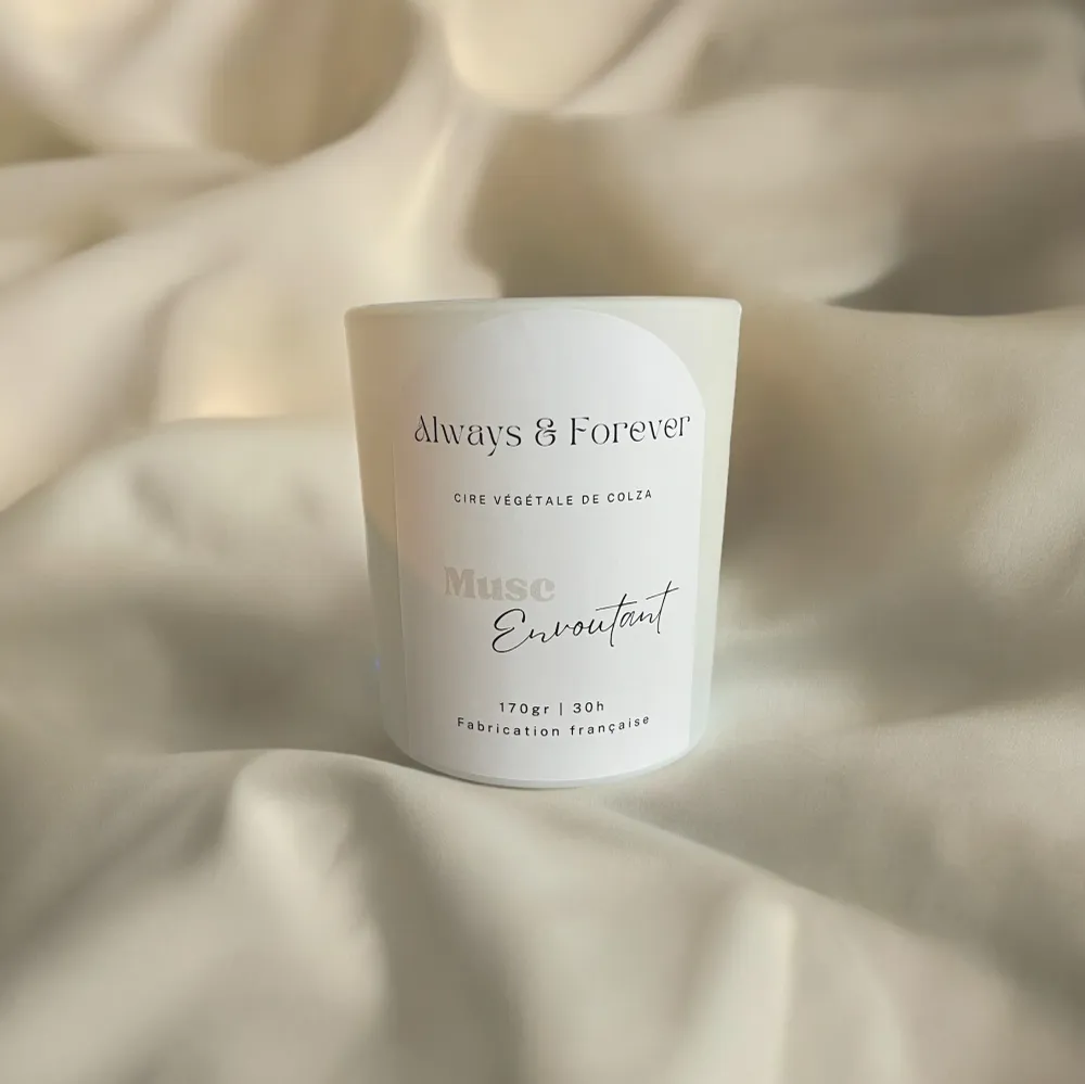 Bougie en pot | Musc Envoutant ALWAYS AND FOREVER