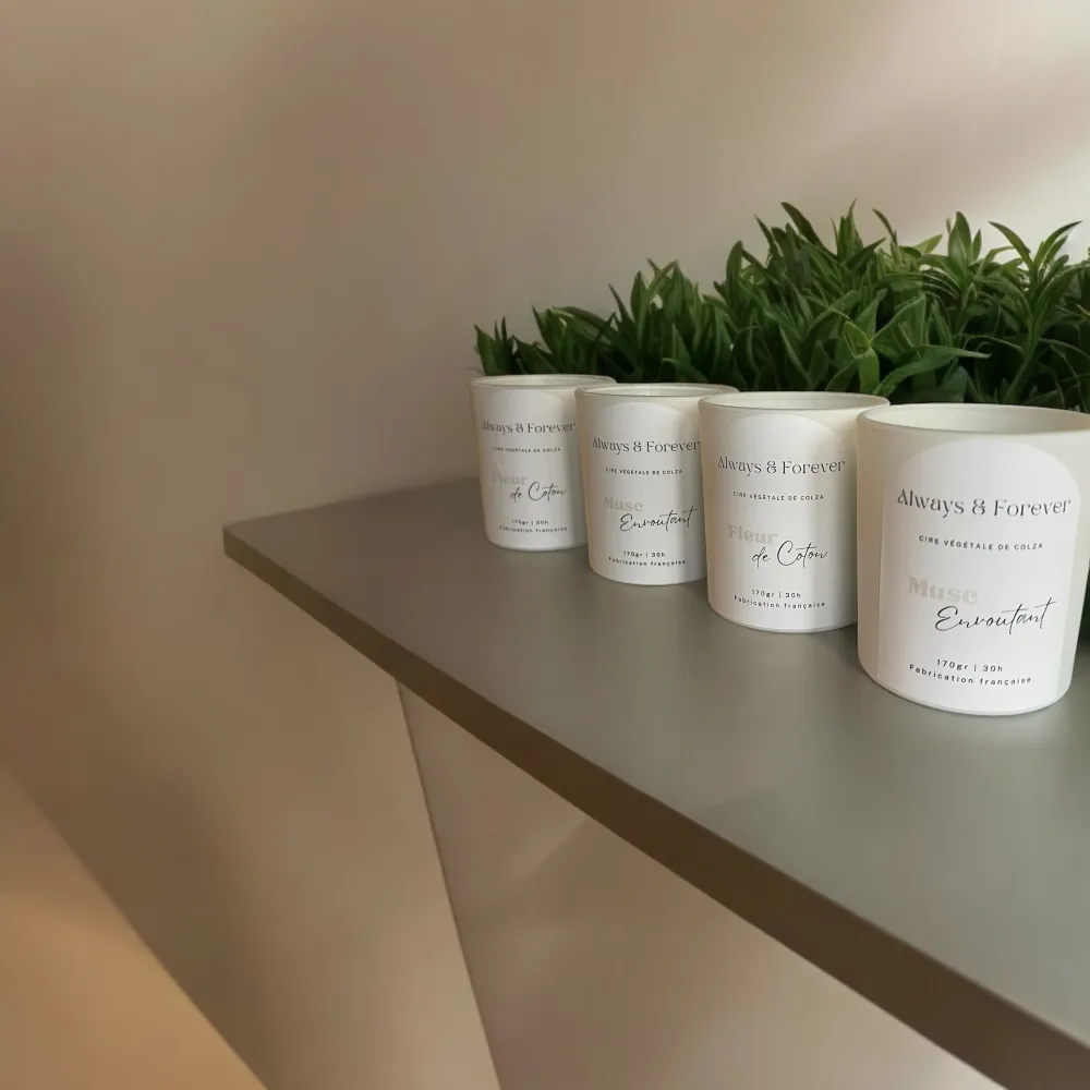 Bougie en pot | Musc Envoutant ALWAYS AND FOREVER