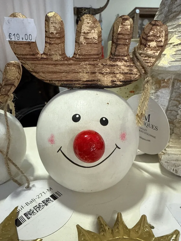 Boules albizia Blanc L AM Boutiques
