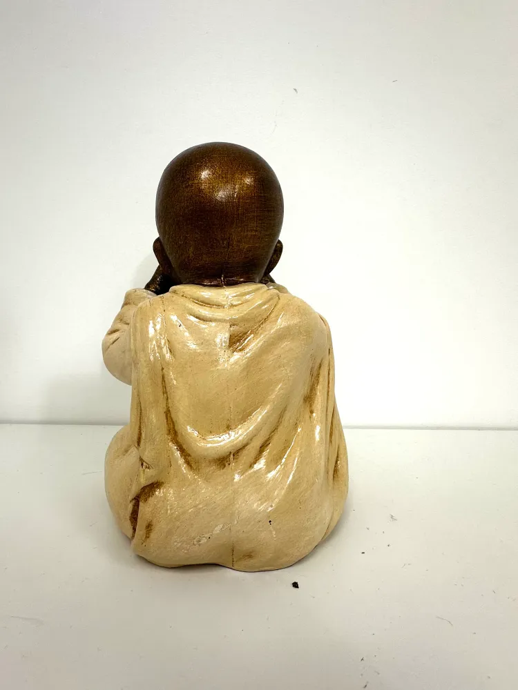 Statue moine “Main sur les yeux” AM Boutiques