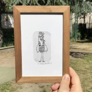 Gravure Jérare va à la piscine Amélie Pomélo