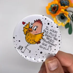 Magnet Humoristique - Aimant Frigo Unique - Momo- Amélie Pomélo