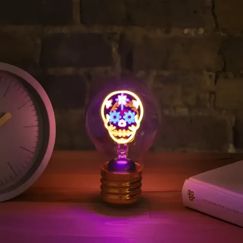 Ampoule Tête De Mort Sans Fil