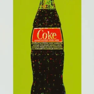 Andrei Krioukov Bouteille de Coca Cola Vert