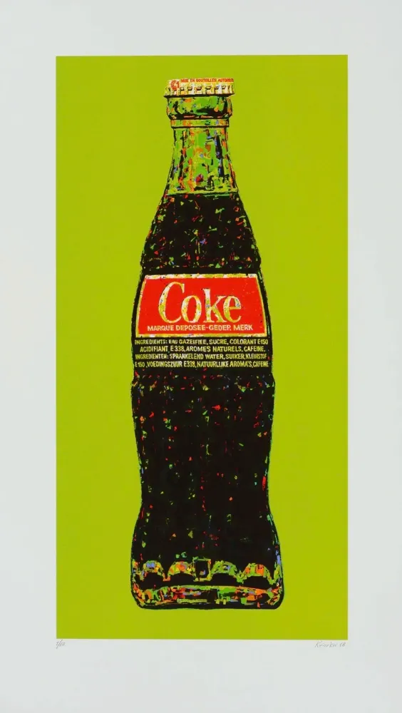 Andrei Krioukov Bouteille de Coca Cola Vert