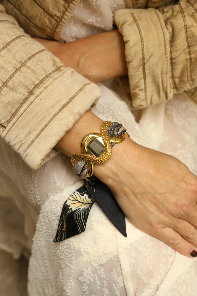 Manchette Caïman avec Pyrite, Hiver N°25 ANNÉE