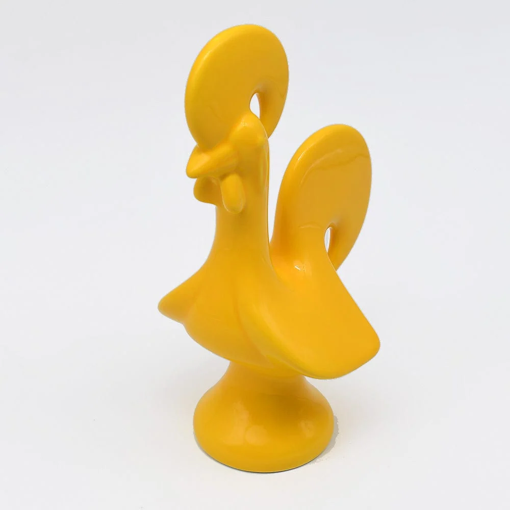 Coq portugais en céramique - Jaune ANRO