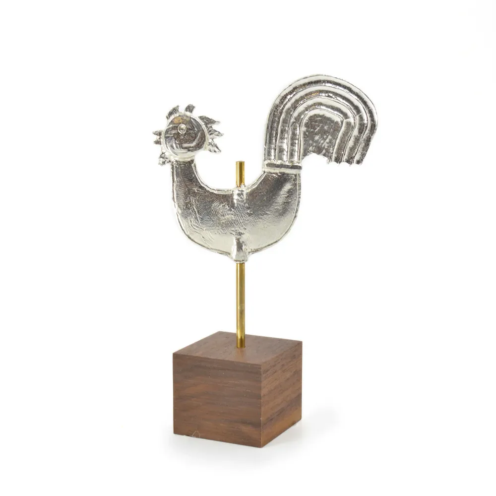 Coq en étain Antoine Chaudron