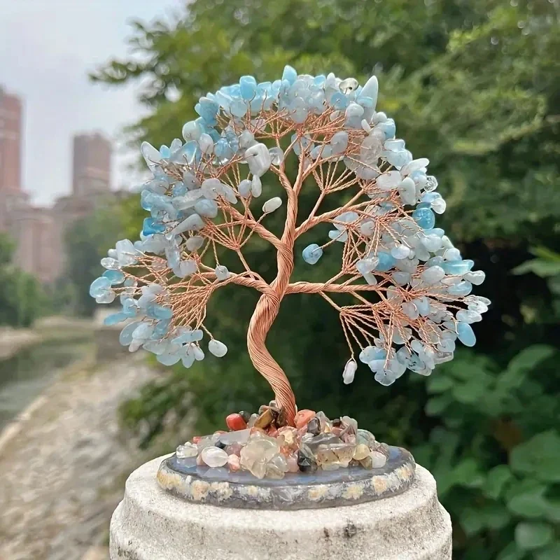 Arbre de Vie en Aigue Marine