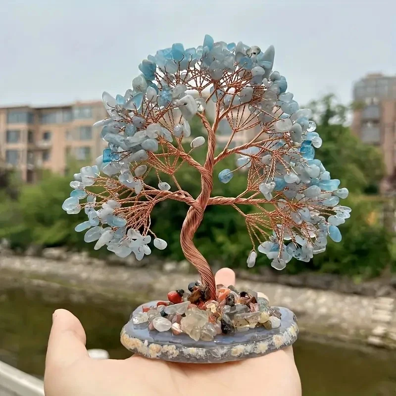 Arbre de Vie en Aigue Marine