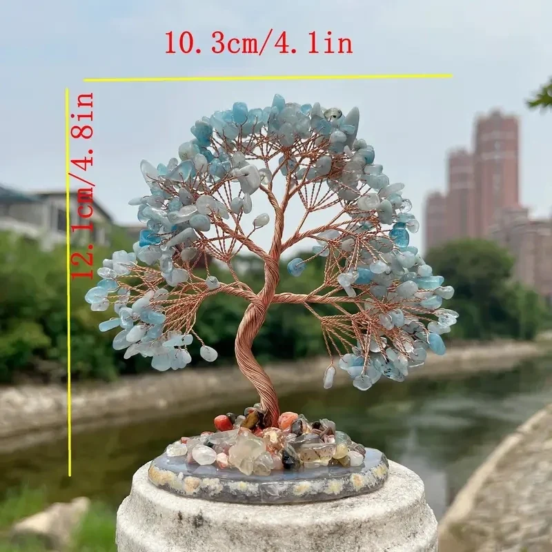 Arbre de Vie en Aigue Marine