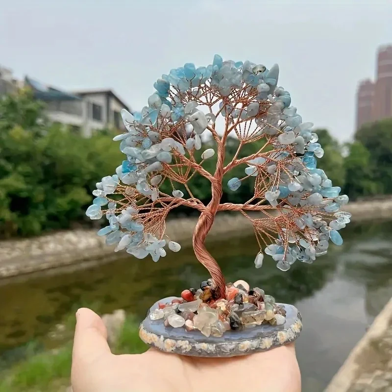 Arbre de Vie en Aigue Marine