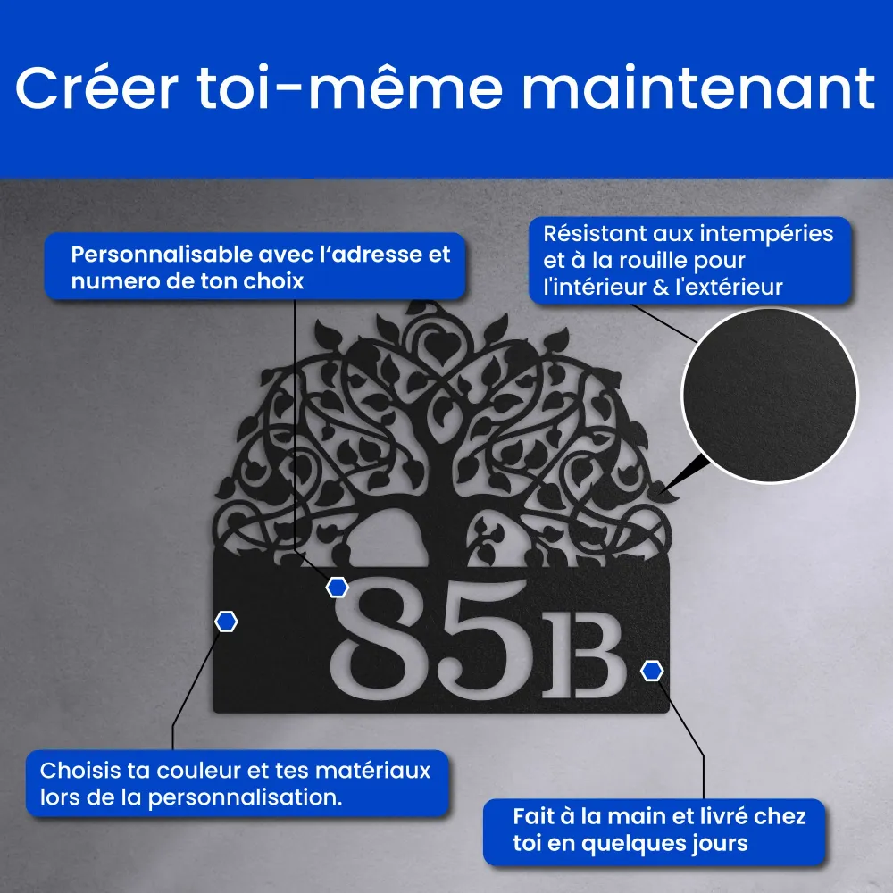 Arbre de vie avec numéro