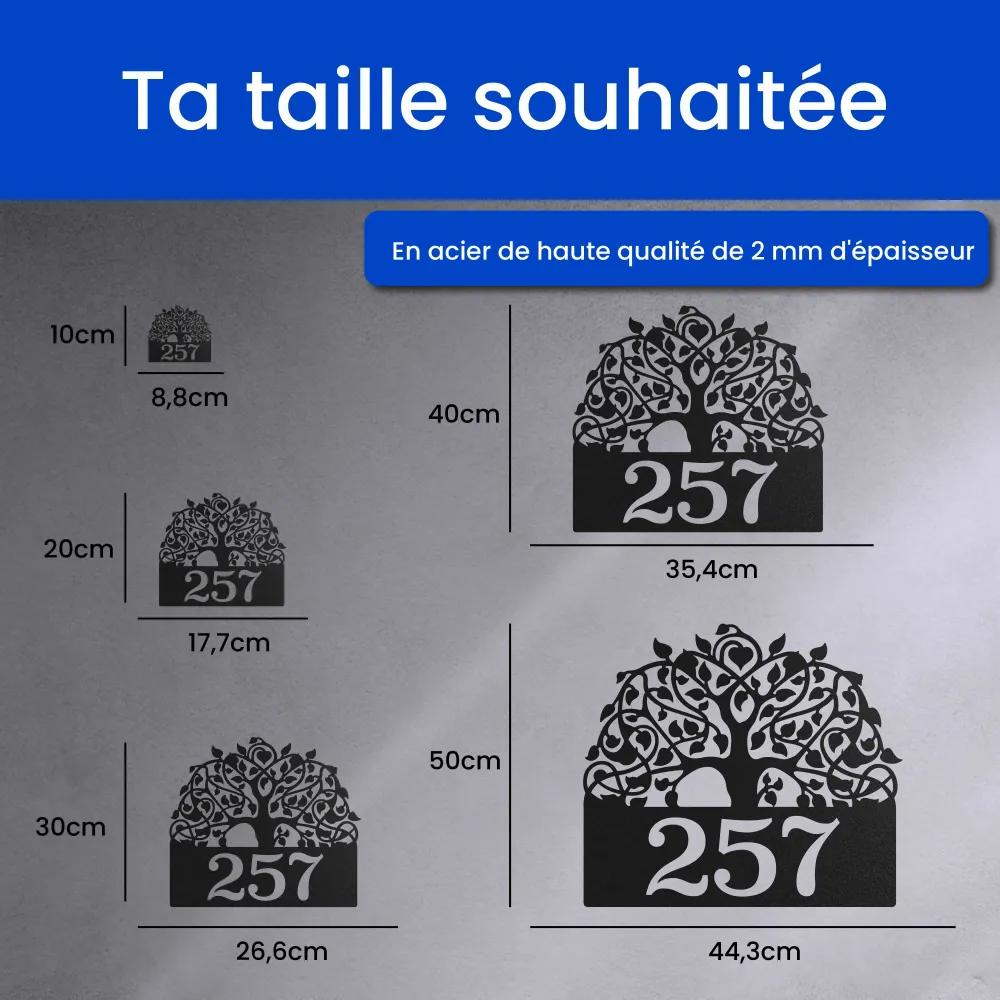 Arbre de vie avec numéro