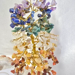 Arbre de vie 7 chakras en pierres naturelles